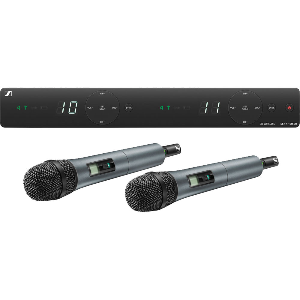 Sennheiser XSW 1-825 Dual-Vocal Set with Two 825 Handheld Microphones (A: 821-832/863-865 MHz)