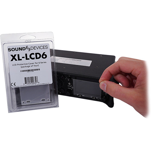 Sound Devices XL-LCD6 Protective LCD Cover for 633/664/688 Recorders (4-Pack)