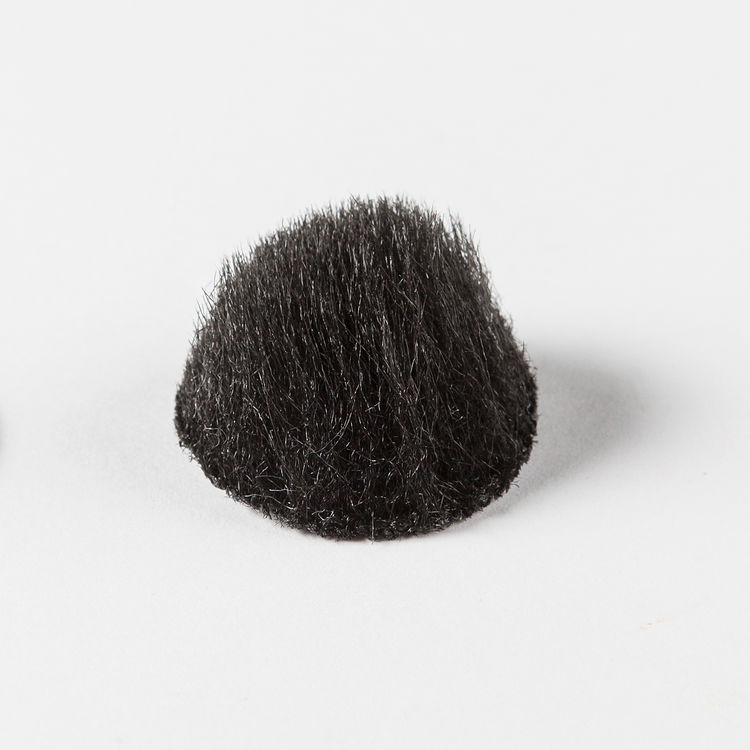 Rycote Overcovers Advanced Fur Discs for Lavalier Microphones (100-Pack, Black)