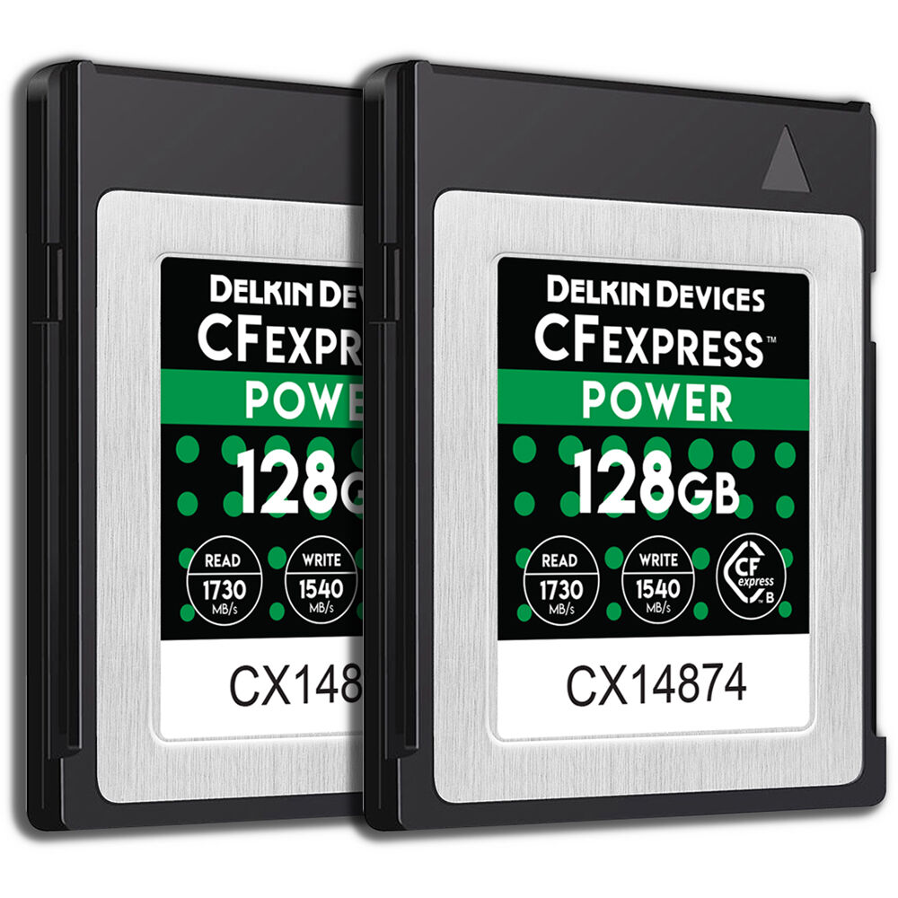 Delkin Devices 128GB POWER CFexpress Type B Memory Card (2-Pack)