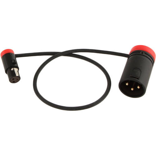 Cable Techniques CT-LPS-3TMX Low-Profile TA3F to LXPXLR-3M Cable (12", Red)