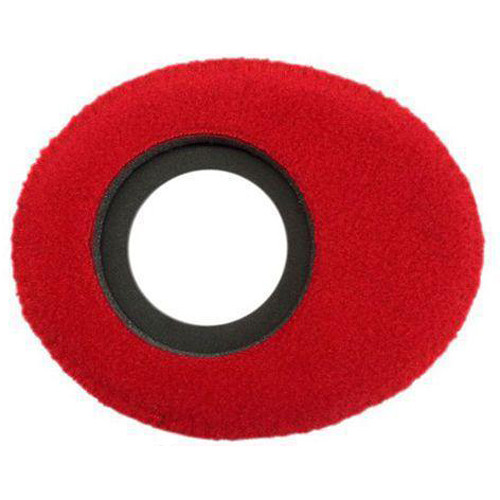 Bluestar Oval Ultra Small Viewfinder Eyecushion (Fleece, Red)