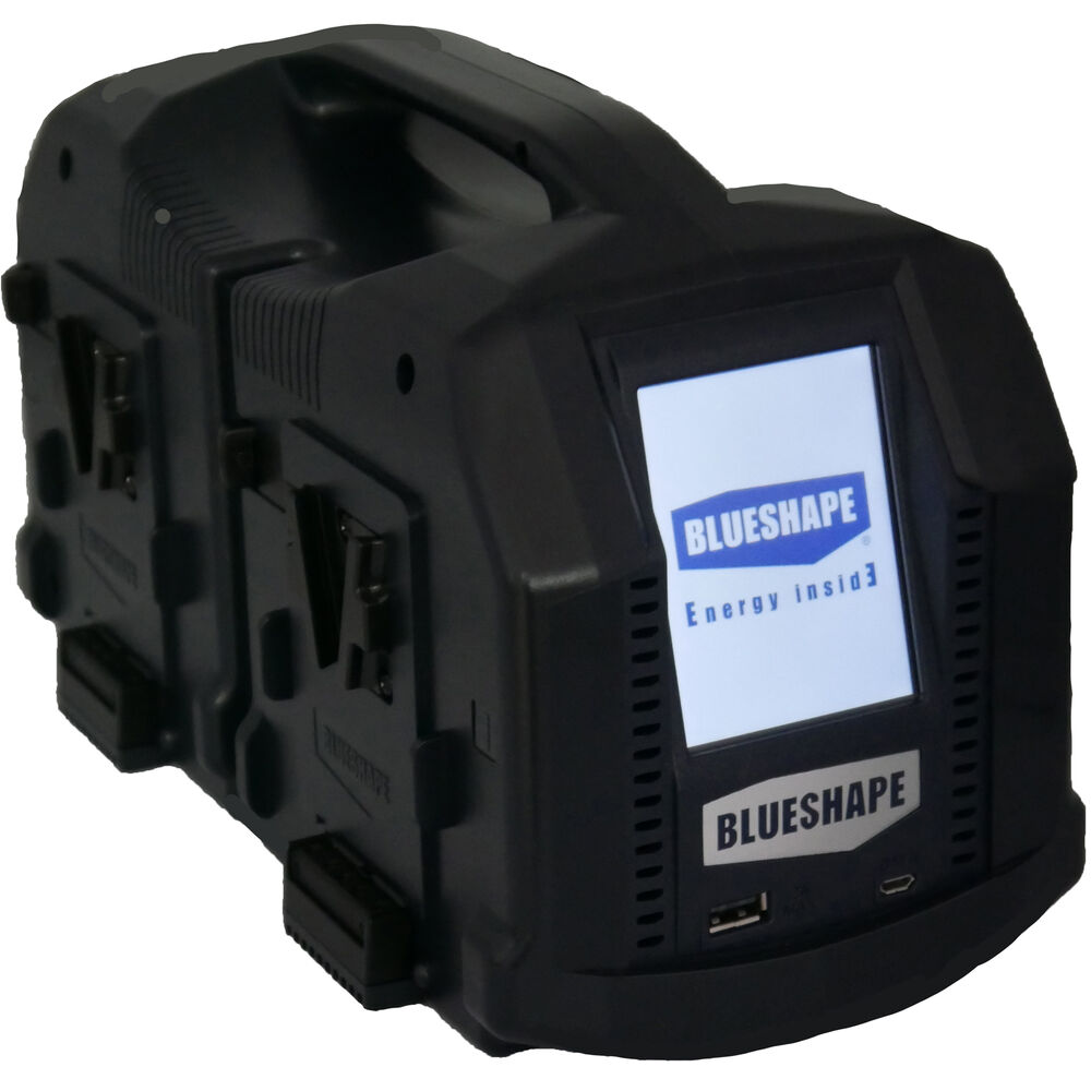 BLUESHAPE Portable 4-Channel V-Mount Battery Charger