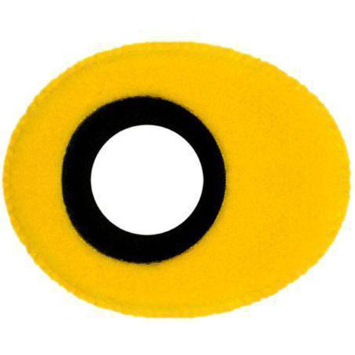 Bluestar Oval Ultra Small Viewfinder Eyecushion (Fleece, Yellow)