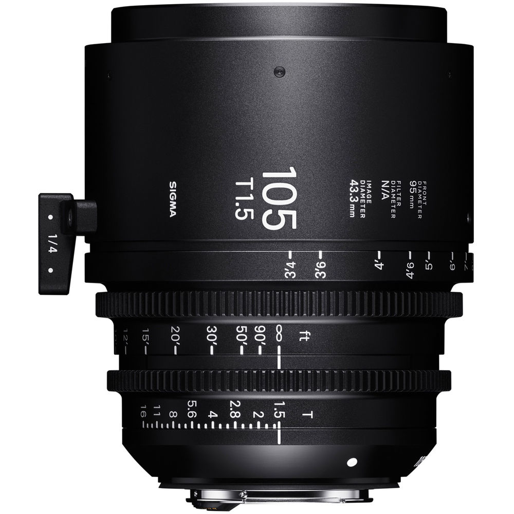 Sigma 105mm T1.5 FF EF Mount Fully Luminous High-Speed Prime Lens (Feet)