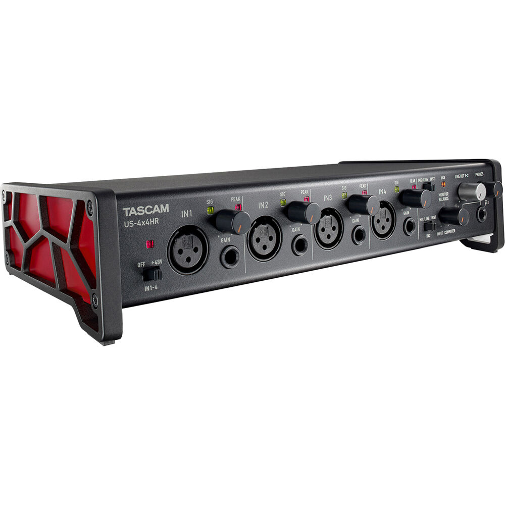 TASCAM US-4x4HR USB-C Audio/MIDI Interface