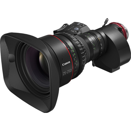 Canon CINE-SERVO 25-250mm T2.95 Lens with SS-41-IASD Servo Kit (Canon EF)