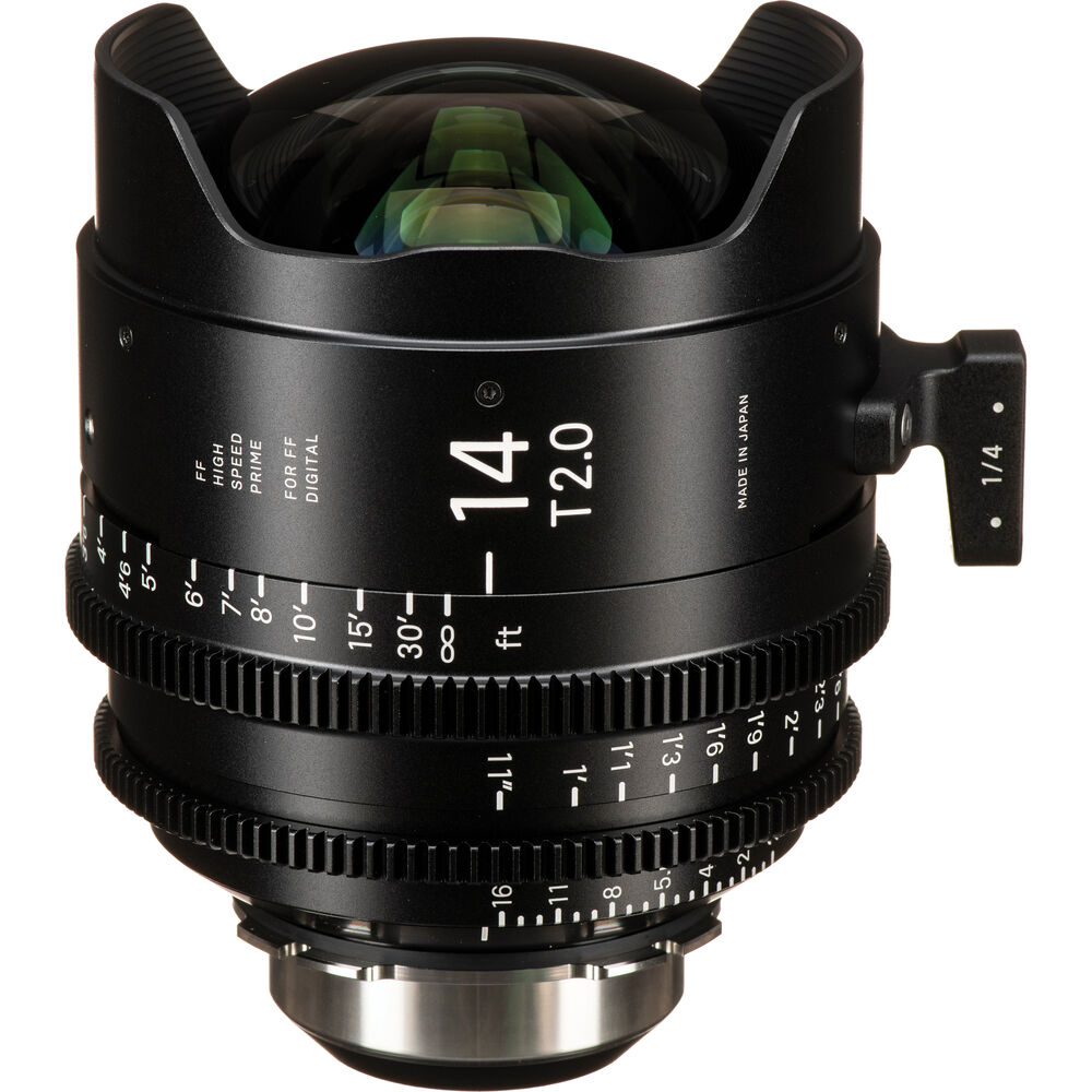 Sigma 14mm T2 FF High-Speed Cine Prime Lens with /i Technology (ARRI PL, Feet)