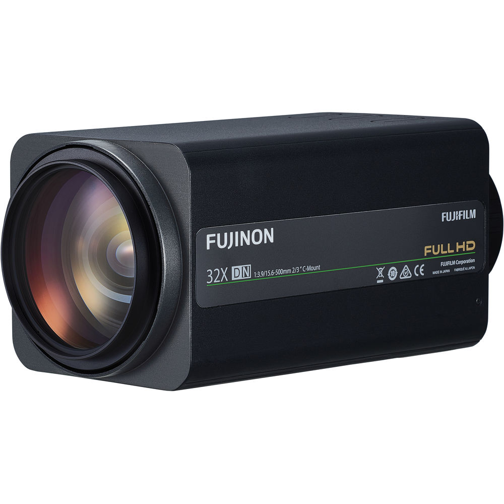 Fujinon 2/3" C-Mount 15.6-500 mm f/3.9-16 32x Zoom Telephoto Lens