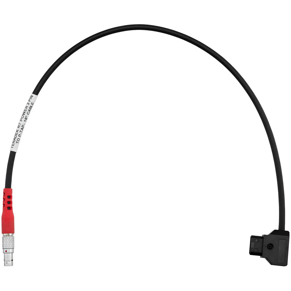 Teradek 3-Pin to D-Tap Power Cable for MDR.S Receiver (15.7")