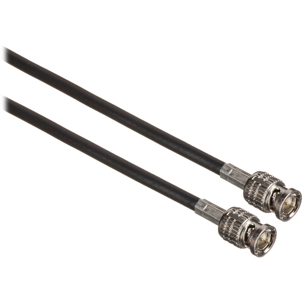 Canare HD-SDI Video Coaxial Cable with BNC to BNC Connectors (6', Black)