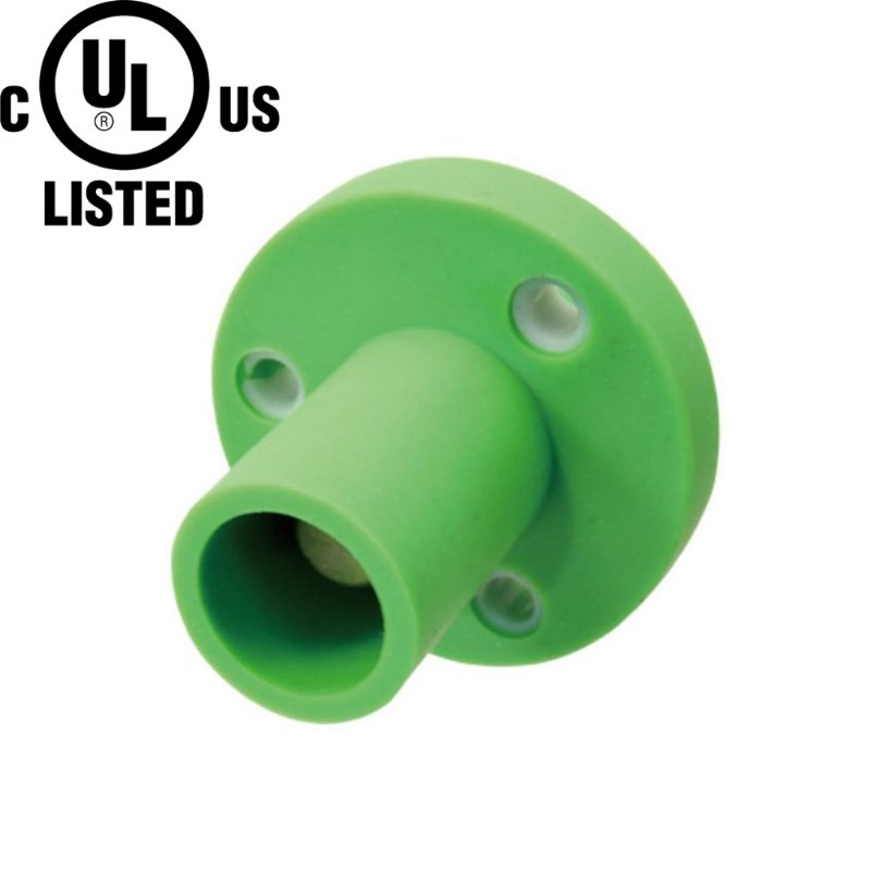 KUPO K-LOK 150A Single-pole Stud Male Receptacle- Green