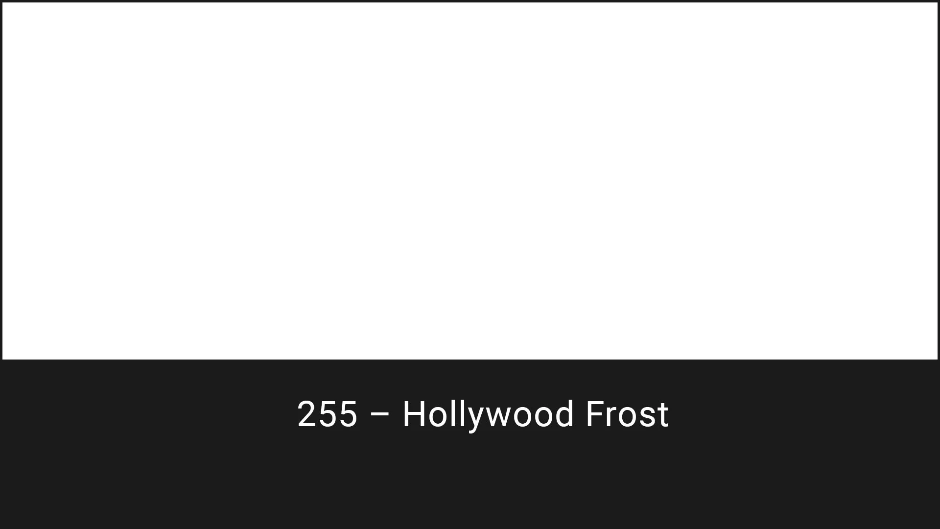 Cotech filters 255 Hollywood Frost