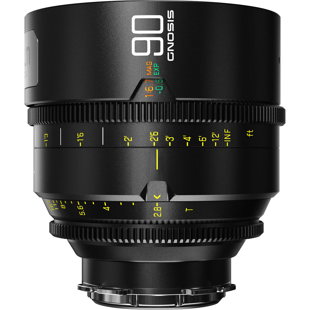 DZOFilm 90mm T2.8 Gnosis Macro Prime Lens (LPL with PL & EF Mounts, Feet)