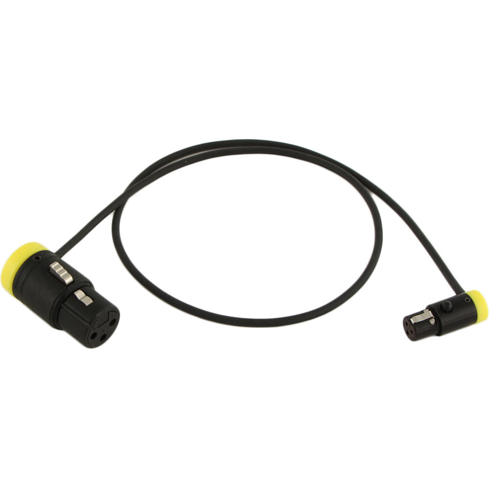 Cable Techniques CT-LPS-FX3T-24Y Low-Profile LPXLR-3F to TA3F Cable (24", Yellow)