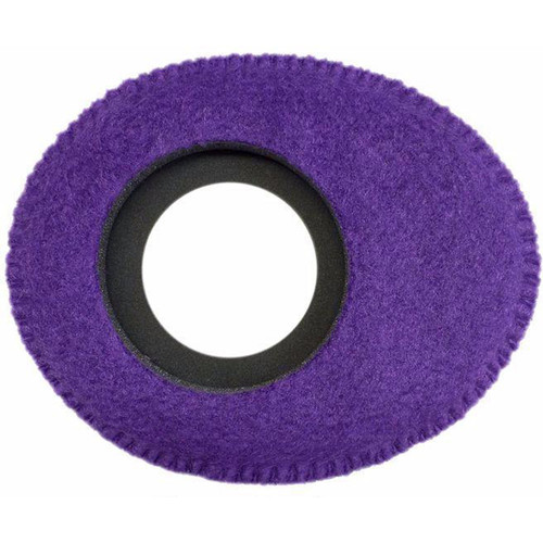Bluestar Oval Large Viewfinder Eyecushion (Fleece, Purple)