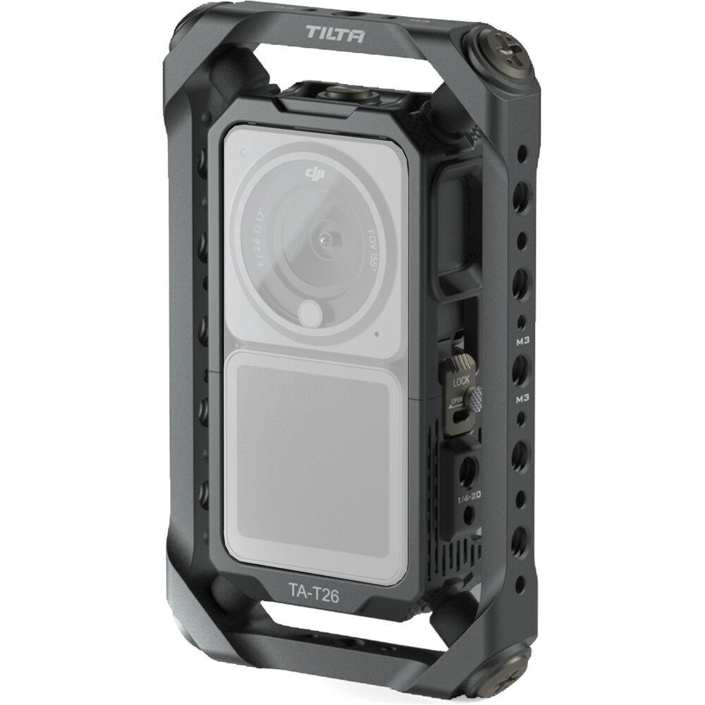 Tilta Shock-Absorbing Frame and Dual Camera Cage Kit for DJI Osmo Action 2 Dual-Screen Combo (DJI Gray)