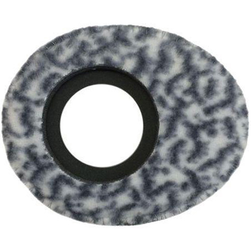 Bluestar Oval Ultra Small Viewfinder Eyecushion (Fleece, Snow Leopard)