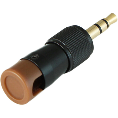 Cable Techniques CT-LPS-T35L-S Low-Profile Right-Angle 3.5mm TRS Screw-Locking Connector (Brown)