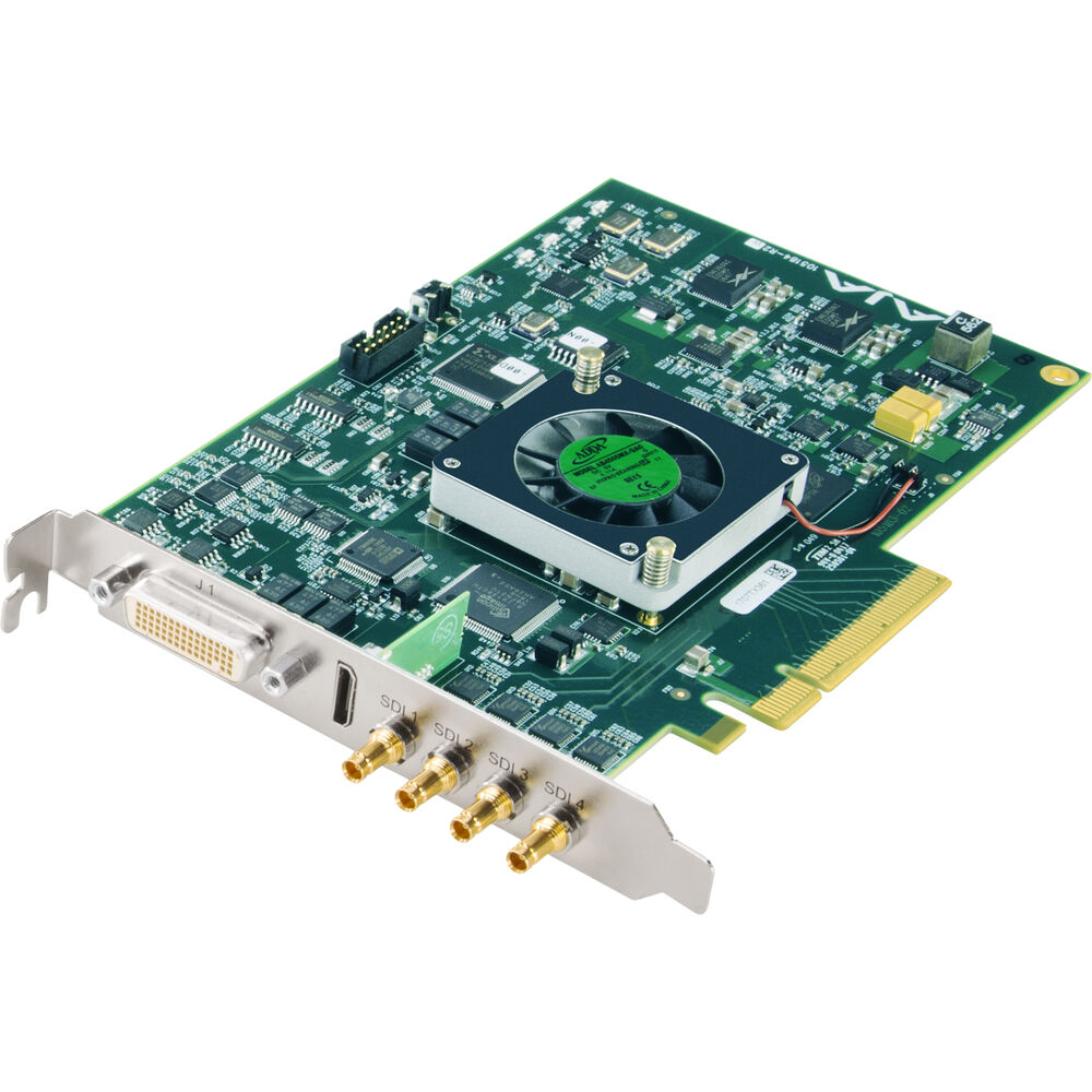 AJA KONA 4 PCI-E Video I/O Card (HDMI 1.4a Output, Bracket, No Cables)