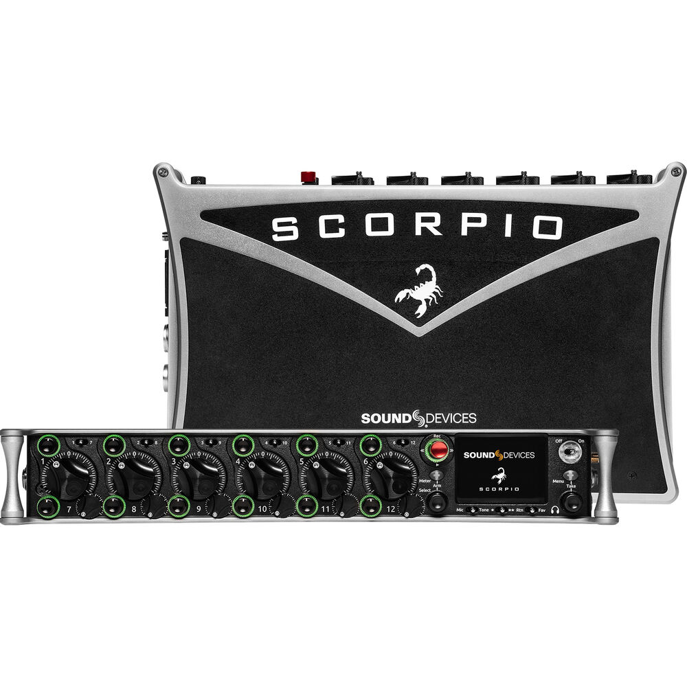 Sound Devices Scorpio 32-Channel/36-Track Portable Mixer-Recorder for Pro Audio Applications