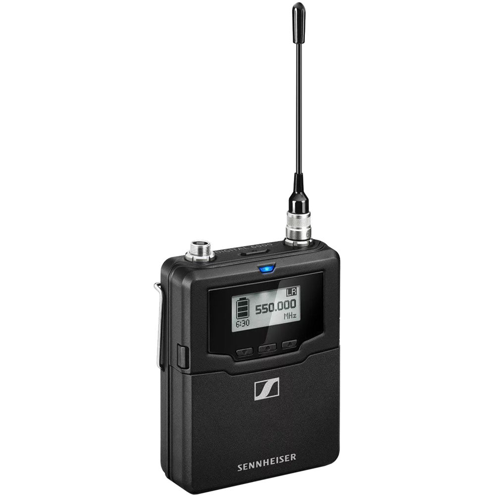 Sennheiser SK 6000 Digital Wireless Bodypack Transmitter (A5-A8 US: 550 to 608 MHz)
