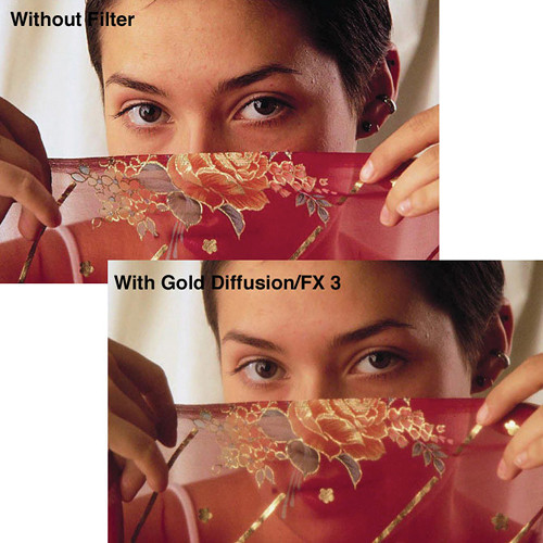 Tiffen 4 x 5.65" Gold Diffusion/FX 1/4 Filter