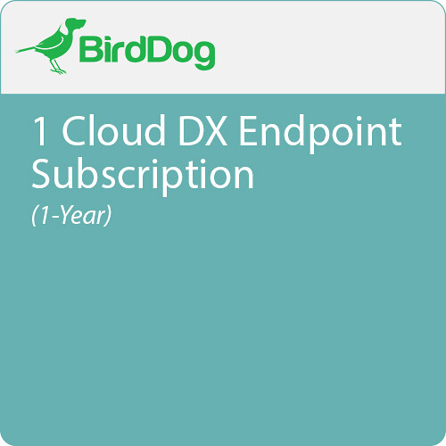 BirdDog 1 Cloud DX Endpoint Subscription for Enterprise Cloud (1 Year)