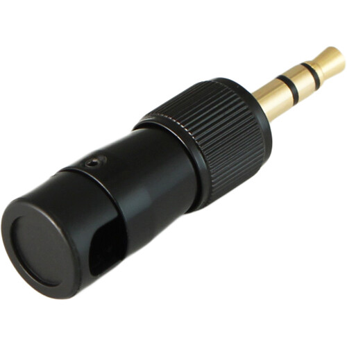 Cable Techniques CT-LPS-T35L-K Low-Profile Right-Angle 3.5mm TRS Screw-Locking Connector (Black)
