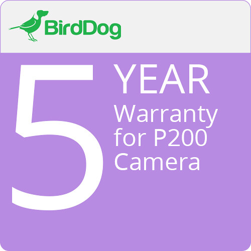 BirdDog Extended Warranty for P200 Camera (5 Years)