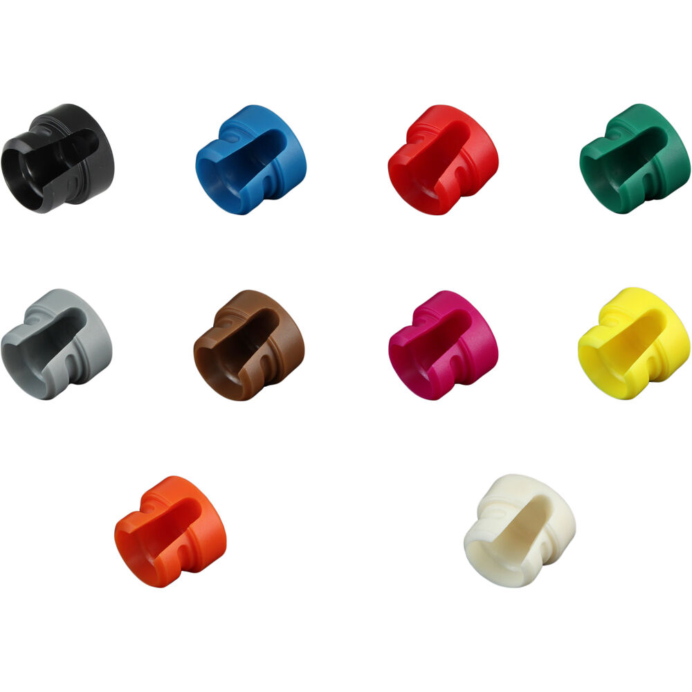 Cable Techniques Large Color Caps Set for Low-Profile XLR Connectors (6mm)