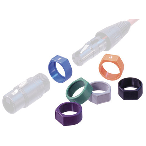 Neutrik XCR Colored Ring (Violet Finish)