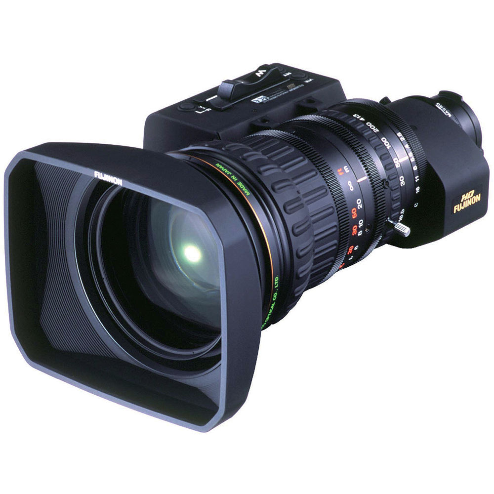 Fujinon HA25x16.5ERD-S 2/3" 25x High Definition Telephoto Lens for ENG/EFP Cameras, 2x Extender, Servo Focus and Zoom