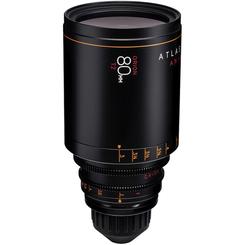 Atlas Lens Co. Orion 80mm T2 2x Anamorphic Prime Lens (PL Mount, Feet)