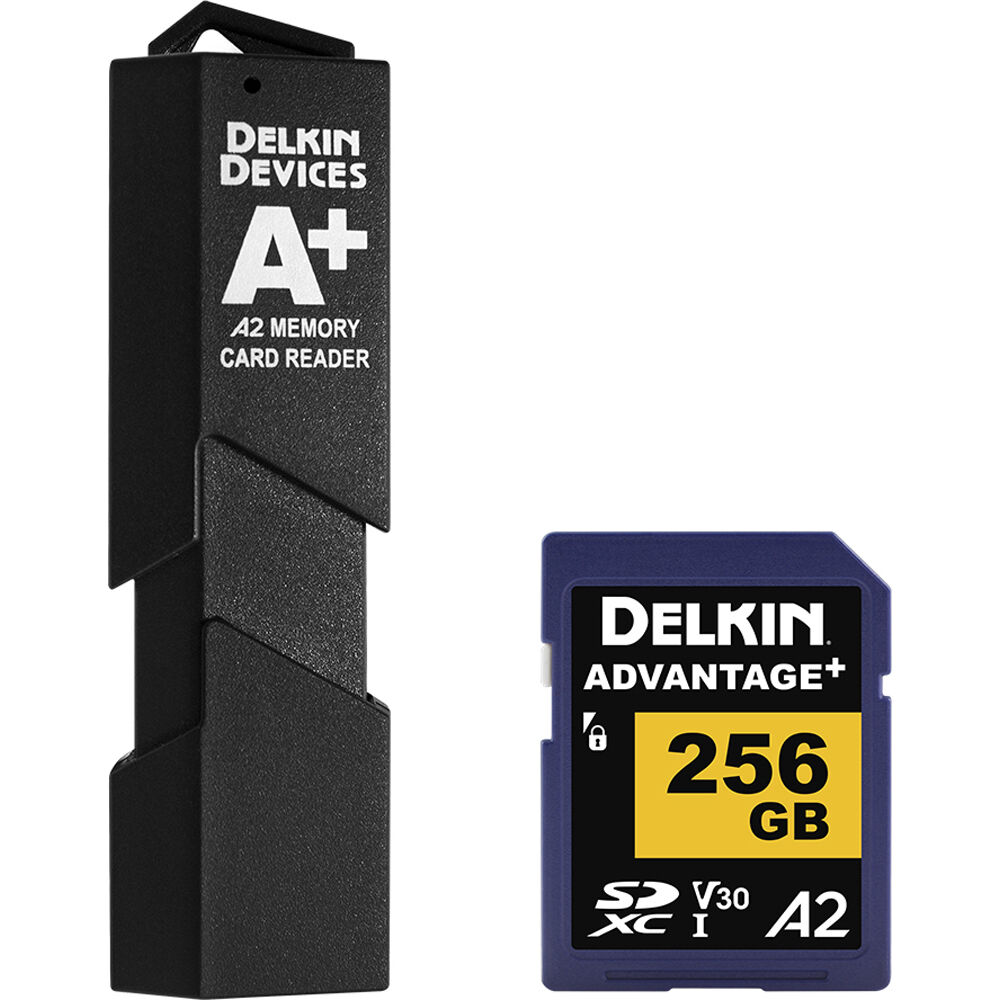Delkin Devices USB 3.1 Gen 1 SD & microSD A2 Memory Card Reader