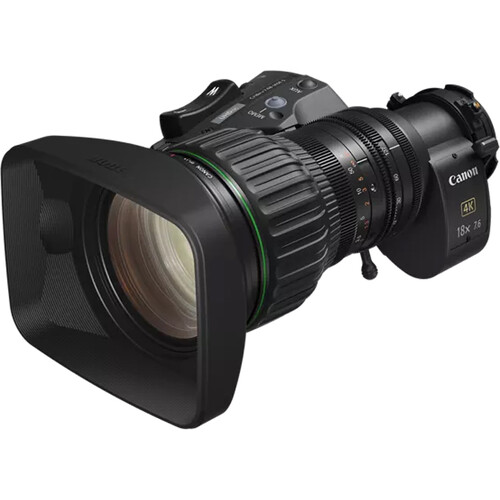 Canon CJ18ex7.6B IASE S 4K UHDgc 2/3" 18x Standard Servo Lens with Type-S Drive