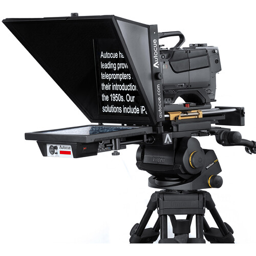Autocue Master Series 17" SDI Prompter Kit with Large Wide-Angle Hood & Pro Plate