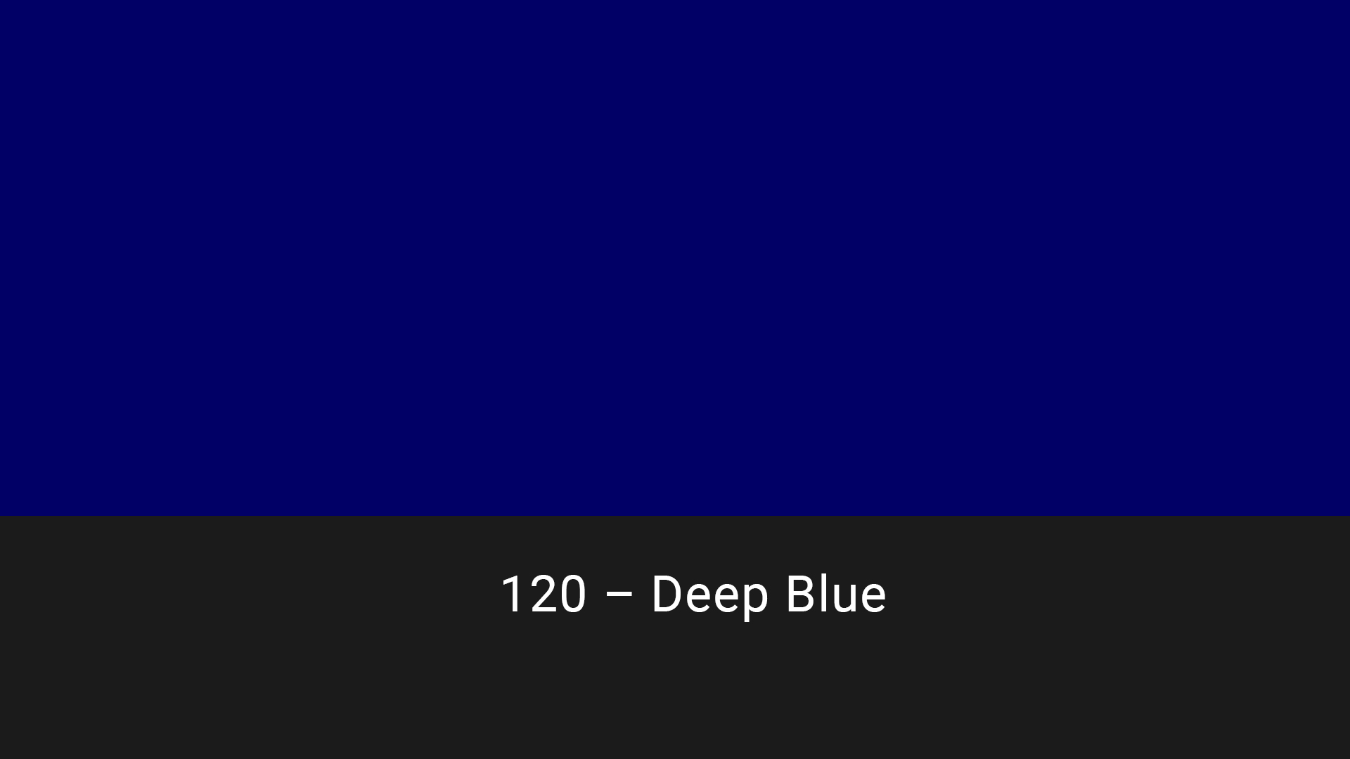 Cotech filters 120 Deep Blue