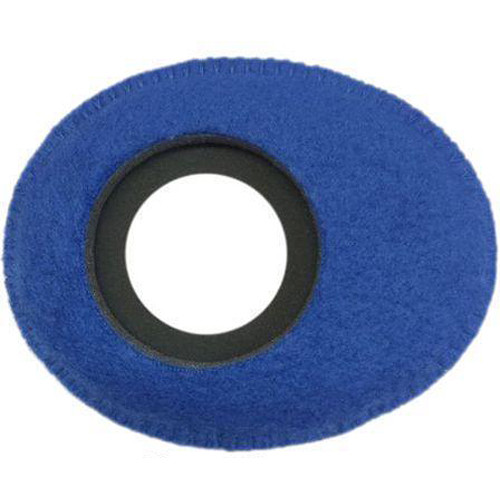 Bluestar Oval Ultra Small Viewfinder Eyecushion (Fleece, Blue)