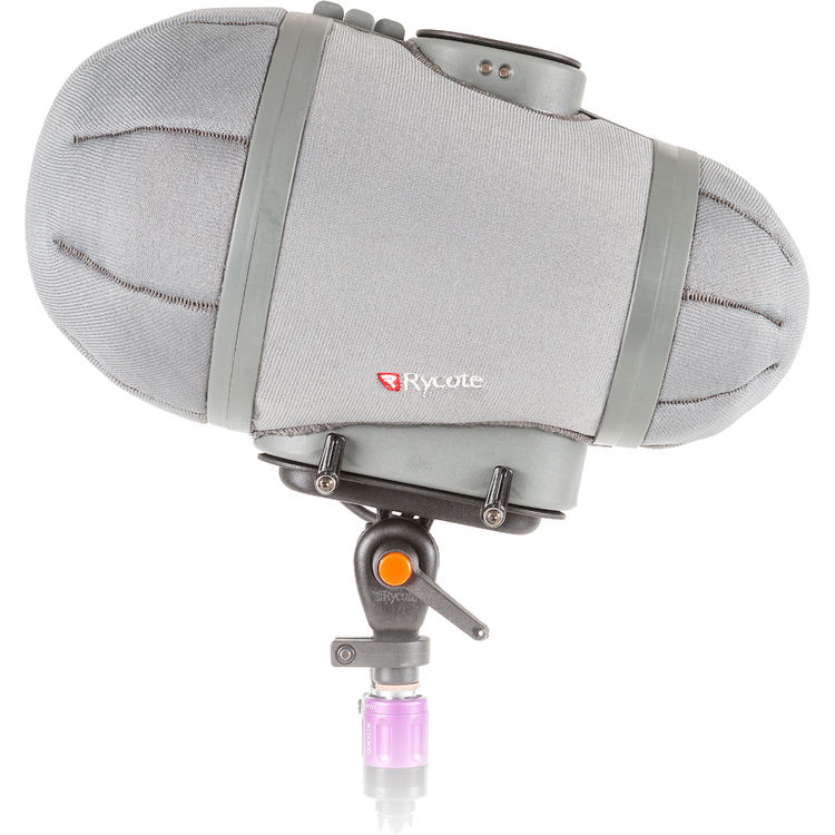 Rycote Stereo Cyclone MS Kit 15 Windshield System for DPA 4018C and Ambient Emesser