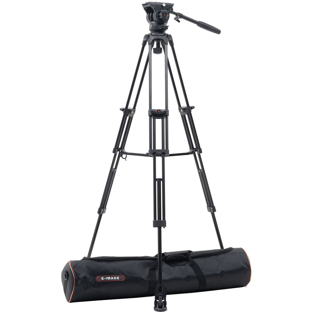 EImage 2Stage Aluminum Fluid Head Tripod Kit