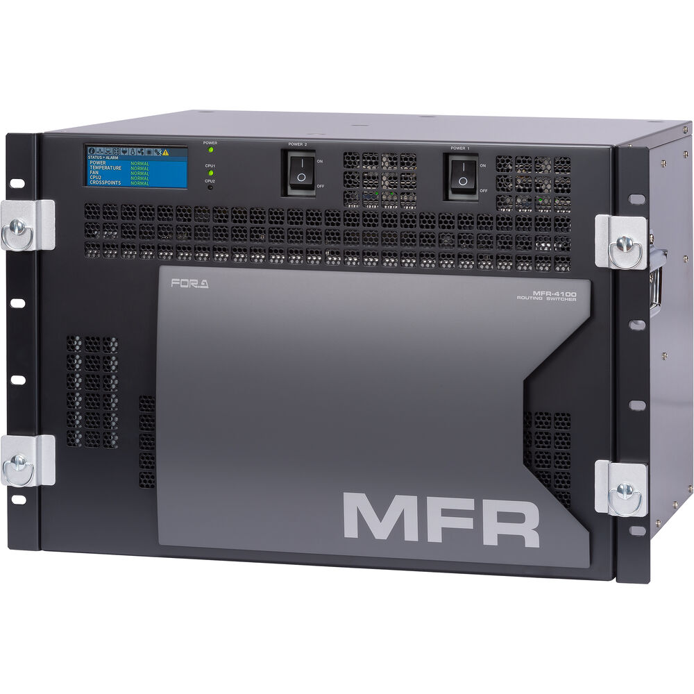 For.A MFR-4100 12G-SDI Video Routing Switcher (7 RU)
