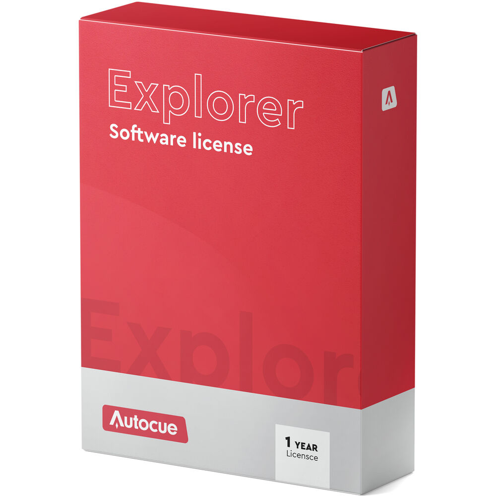 Autocue Explorer Teleprompting 1-Year Software License (USB)