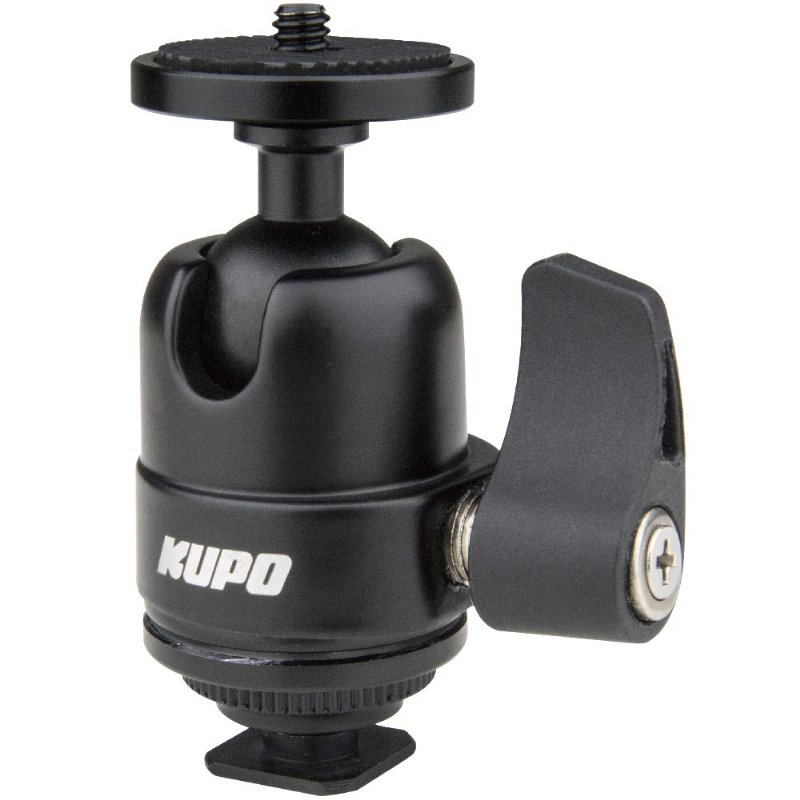 KUPO Ball Head W/ Hot Shoe Mount