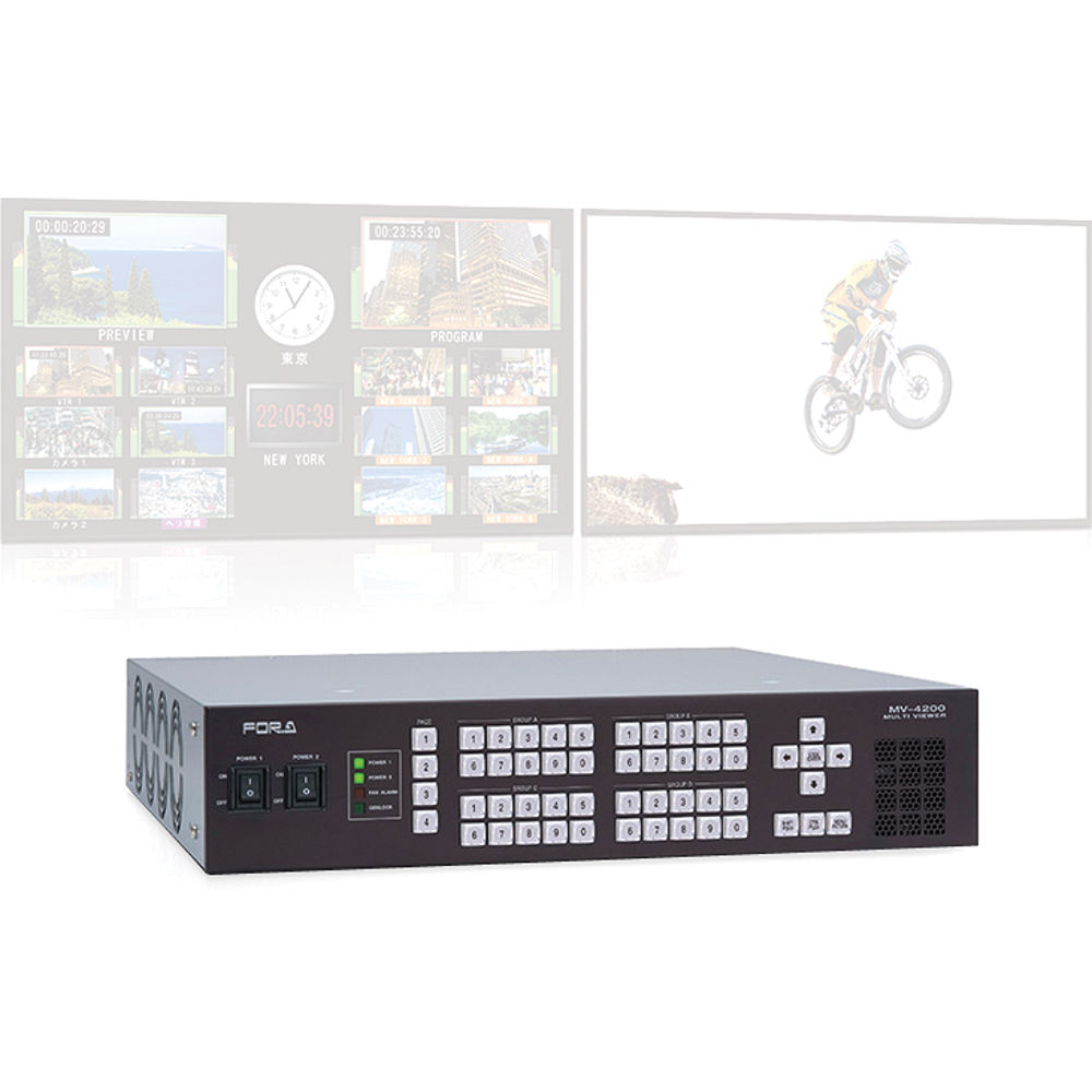 For.A MV-4200 3G/HD/SD/Analog/HDMI/DVI/RGBHV Mixed High Resolution Multi Viewer