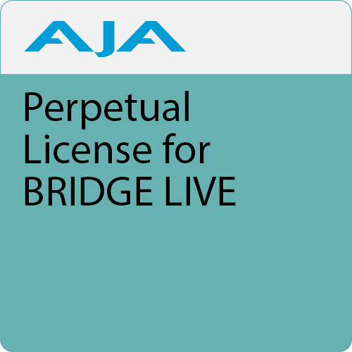 AJA JPEG 2000 Option for BRIDGE LIVE (Single-Channel Perpetual License, Download)