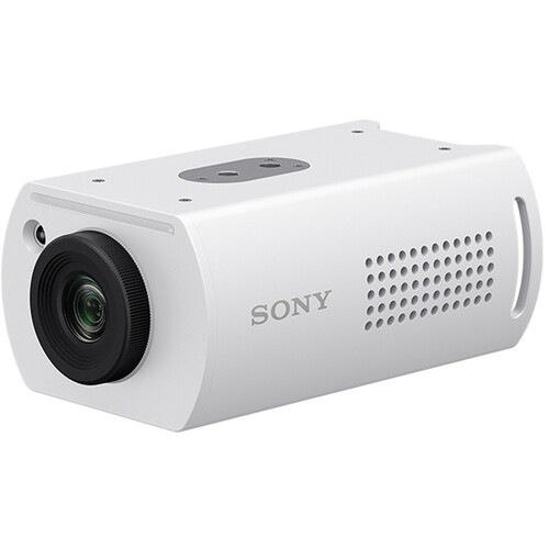 Sony Compact UHD 4K Box-Style POV Camera with Wide-Angle Lens (NDI License Key Code, White)