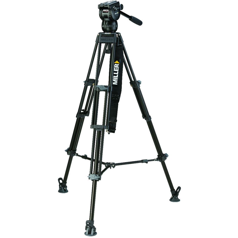 Miller CX2 Fluid Head with Toggle 75 2-Stage Alloy Tripod System (Mid-Level Spreader)