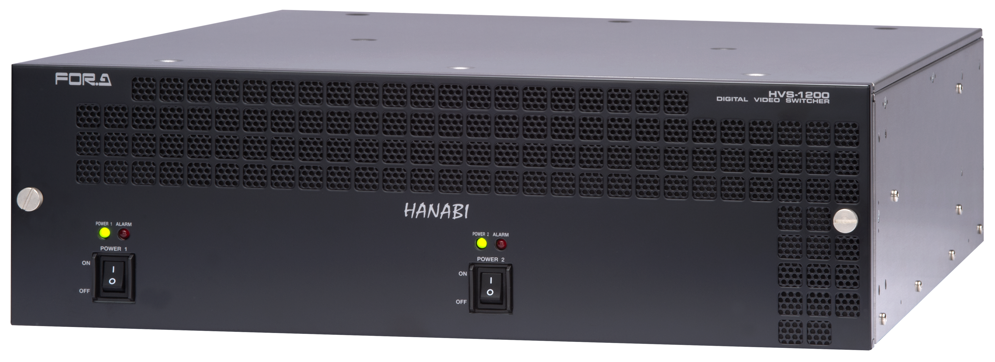 For.A HVS-1200 12G-SDI 1M/E Switcher with HVS-492ROU 12-Button Control Panel