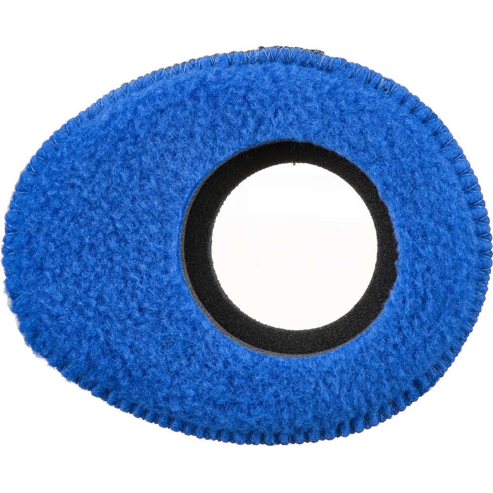 Bluestar Oval Large Viewfinder Eyecushion (Fleece, Blue)